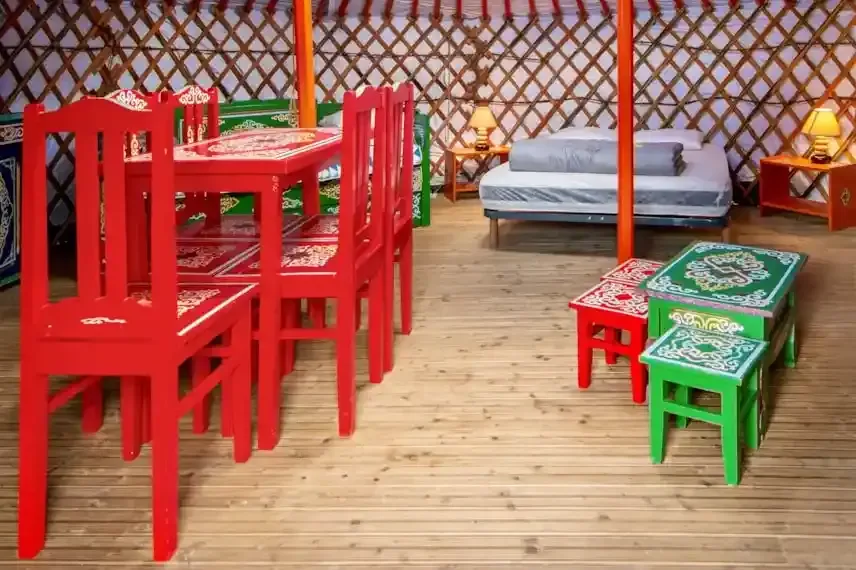 Yurt interieur