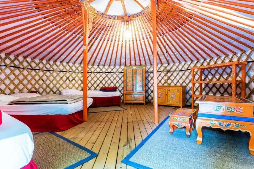 Yurt interieur